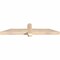 Ekena Millwork Eugene Smooth Timber Gable Bracket, Douglas Fir, 48"W x 10"H x 3 1/2"D x 3 1/2"F, 5/12 Pitch GBW048X10X0404EUG00SDF - alternate 3